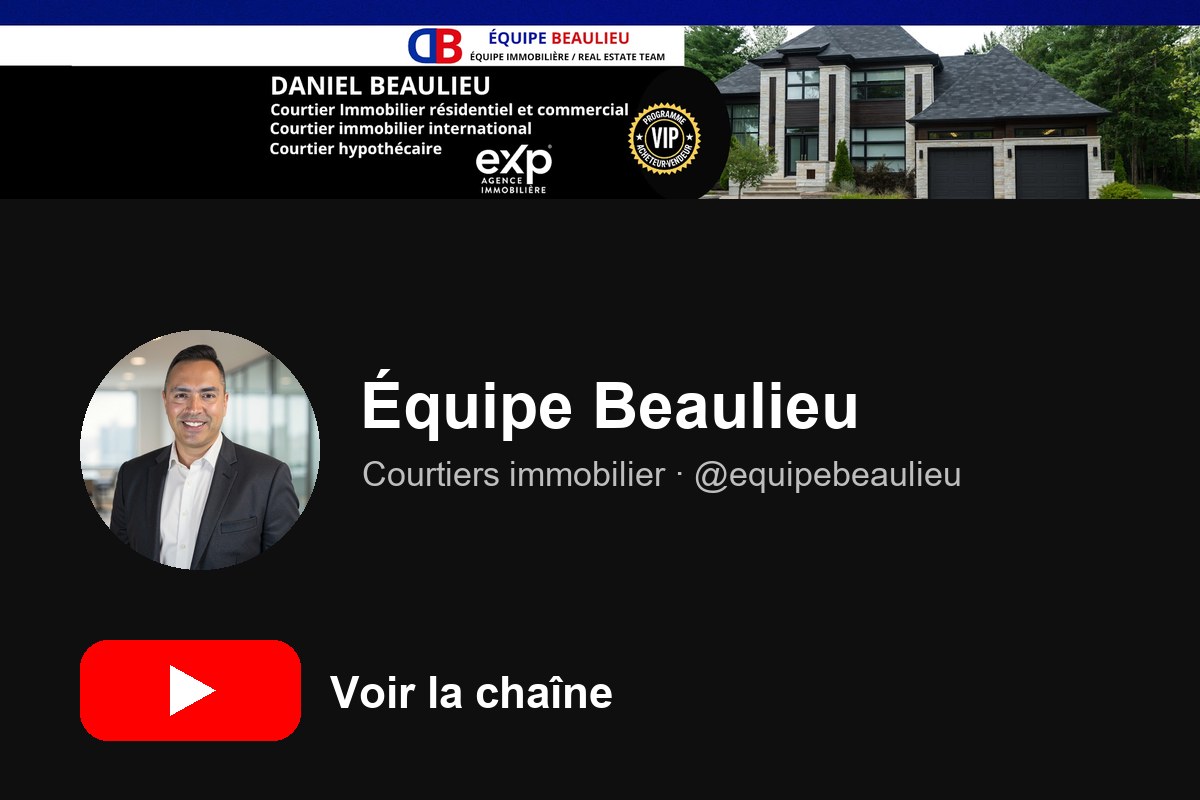 Chaîne YouTube Équipe Beaulieu